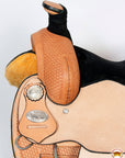 Western Horse Saddle American Leather Ranch Roping Cowboy Hilason