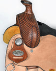Western Horse Saddle American Leather Ranch Roping Cowboy Hilason