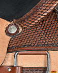 Western Horse Saddle American Leather Ranch Roping Cowboy Hilason
