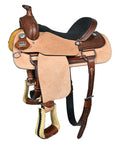 Western Horse Saddle American Leather Ranch Roping Cowboy Hilason