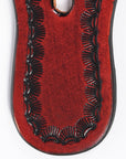 Hilason Western Saddle Repair Leather Cinch Girth Holder Mahogany