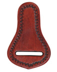 Hilason Western Saddle Repair Leather Latigo Carrier Mahogany