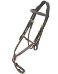 ExionPro Designer Fancy Stitched Figure 8 English Bridle With Rubber Reins
