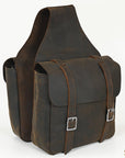 HILASON Western Leather Horse Saddle Bag For Trail