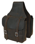 HILASON Western Leather Horse Saddle Bag For Trail