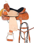 Comfytack Western Kids Youth Children Miniature Pony Saddle Leather Trail Tack