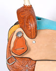 Comfytack Western Kids Youth Children Miniature Pony Saddle Leather Trail Tack