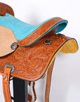 Comfytack Western Kids Youth Children Miniature Pony Saddle Leather Trail Tack