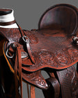 Western Horse Wade Saddle American Leather Ranch Roping Dark Brown