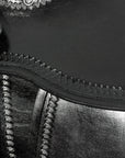 HILASON Western Horse Saddle American Leather Flex Tree Trail & Pleasure Black