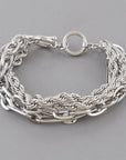 Multi Chain Toggle Bracelet