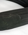 Leather Guitar Bass Strap 3.25" Dual Padded Black By Great American