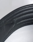 Leather Guitar Bass Strap 3.25" Dual Padded Black By Great American