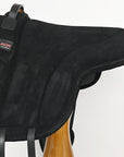 Hilason Horse Bareback Saddle Pad Anti Slip Base Suede Leather Brown
