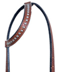 Hilason Western Horse One Ear Headstall Bridle American Leather Turquoise