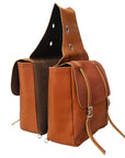 HILASON Western Leather Horse Saddle Bag For Trail