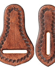 Hilason Western Saddle Repair Leather 1 Latigo Carrier 1 Girth Holder Brown