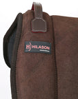 Hilason Horse Bareback Saddle Pad Anti Slip Base Suede Leather Brown