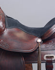 Western Horse Saddle American Leather Treeless Trail Pleasure Hilason