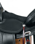 Hilason Western Horse Treeless Trail Pleasure American Leather Saddle