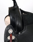 Hilason Western Horse Treeless Trail Pleasure American Leather Saddle