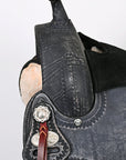 Hilason Western Horse Treeless Trail Pleasure American Leather Saddle