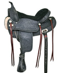 Hilason Western Horse Treeless Trail Pleasure American Leather Saddle