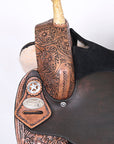 Hilason Western Horse Treeless Trail Barrel American Leather Saddle