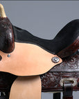Hilason Western Horse Treeless Trail Barrel American Leather Saddle