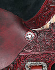 Hilason Western Horse Treeless Trail Barrel American Leather Saddle