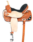 Hilason Western Horse Treeless Trail Barrel Saddle American Leather