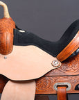 Western Horse Saddle American Leather Treeless Trail Barrel Hilason
