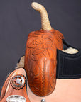 Western Horse Saddle American Leather Treeless Trail Barrel Hilason
