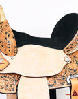 Hilason Western Horse Treeless Trail Barrel Saddle American Leather