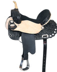 Hilason Western Horse Treeless Trail Barrel Saddle American Leather