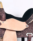 Hilason Western Horse Treeless Trail Barrel Saddle American Leather
