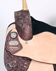 Hilason Western Horse Treeless Trail Barrel Saddle American Leather