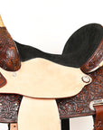 Hilason Western Horse Treeless Trail Barrel Saddle American Leather