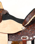 Hilason Western Horse Treeless Trail Barrel Saddle American Leather