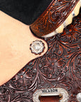 Hilason Western Horse Treeless Trail Barrel Saddle American Leather