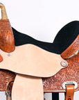 Hilason Western Horse Treeless Trail Barrel Saddle American Leather