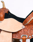 Hilason Western Horse Treeless Trail Barrel Saddle American Leather