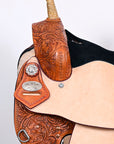 Hilason Western Horse Treeless Trail Barrel Saddle American Leather