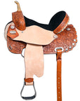 Hilason Western Horse Treeless Trail Barrel Saddle American Leather