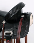 Hilason Western Horse Treeless Trail Pleasure Saddle American Leather