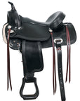 Hilason Western Horse Treeless Trail Pleasure Saddle American Leather