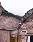 Hilason Western Horse Treeless Trail Pleasure Saddle American Leather
