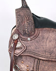 Hilason Western Horse Treeless Trail Pleasure Saddle American Leather