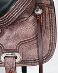 Hilason Western Horse Treeless Trail Pleasure Saddle American Leather