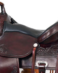 Hilason Western Horse Treeless Trail Pleasure Saddle American Leather
